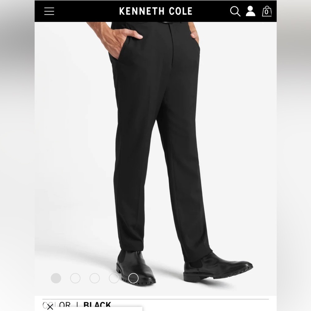 Kenneth Cole Men’s moder fit flex suit separate pants nwt